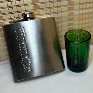 Jagermeister Flask and Shot Glass Set